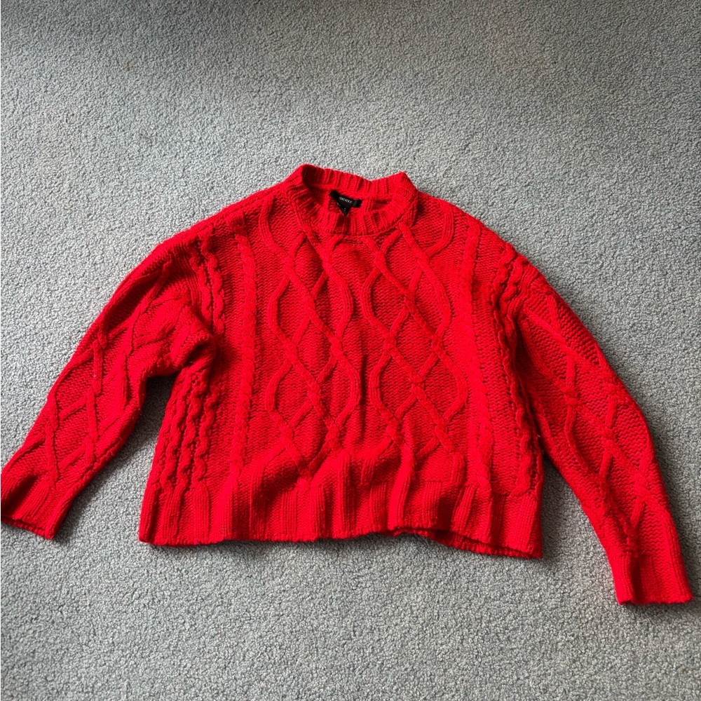 Forever 21 Red Knit Sweater